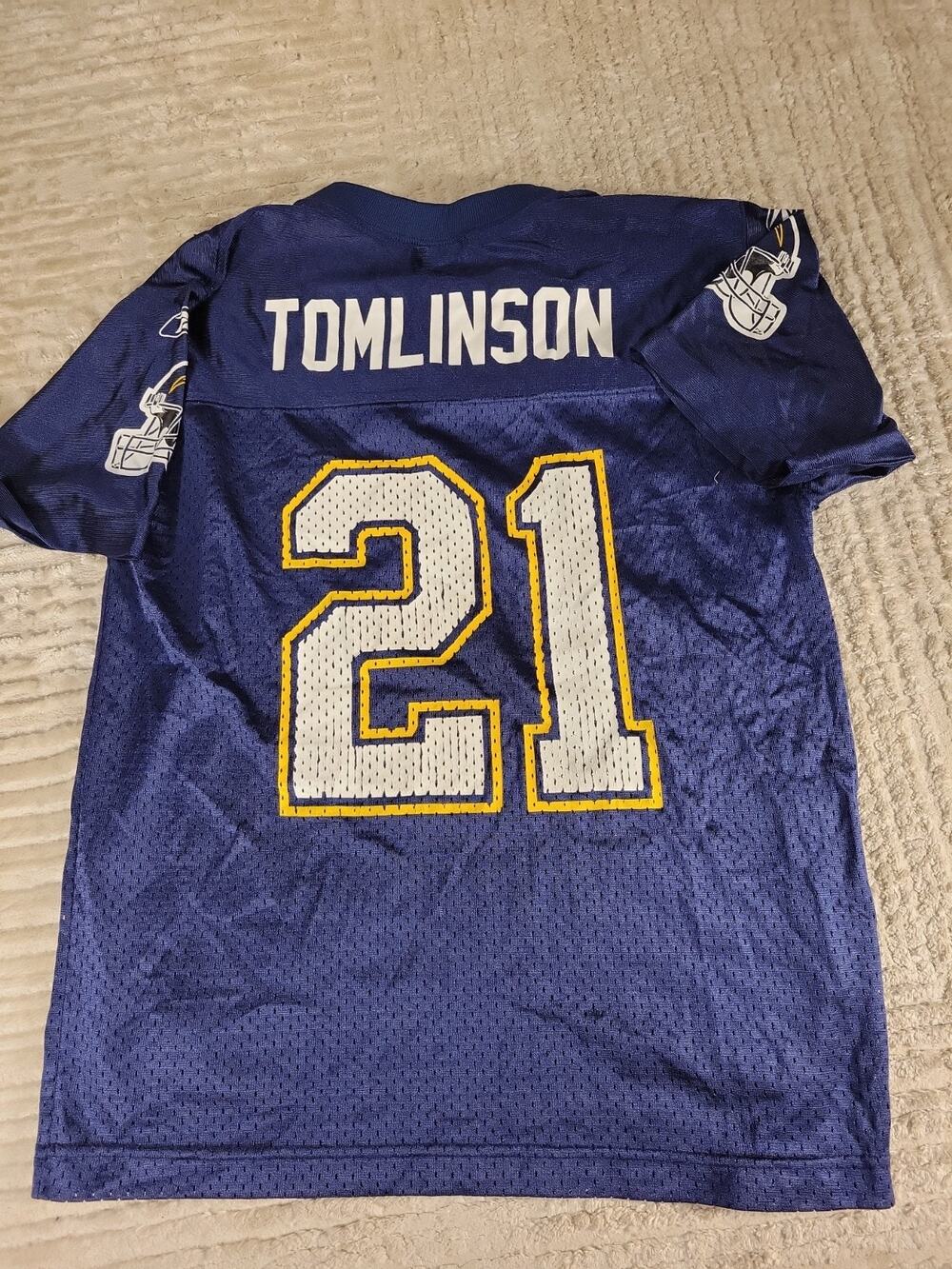 Reebok LaDainian Tomlinson San Diego Chargers Jersey Youth Medium 10-12 Football